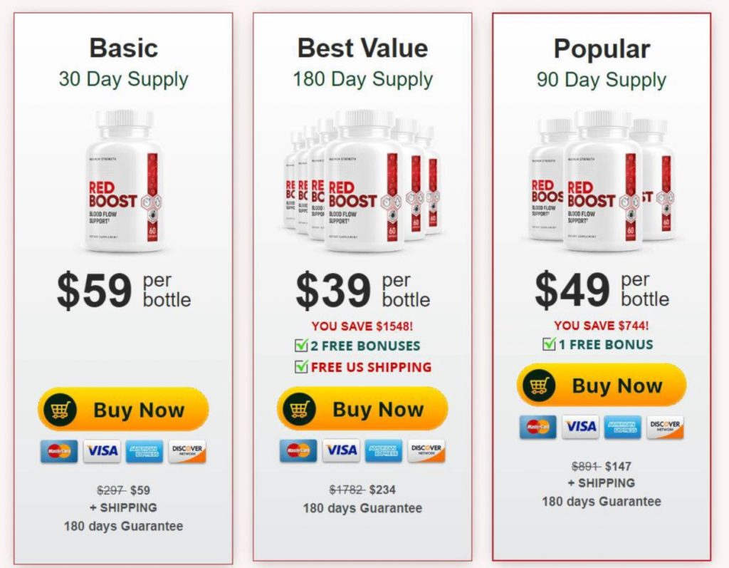red boost pricing